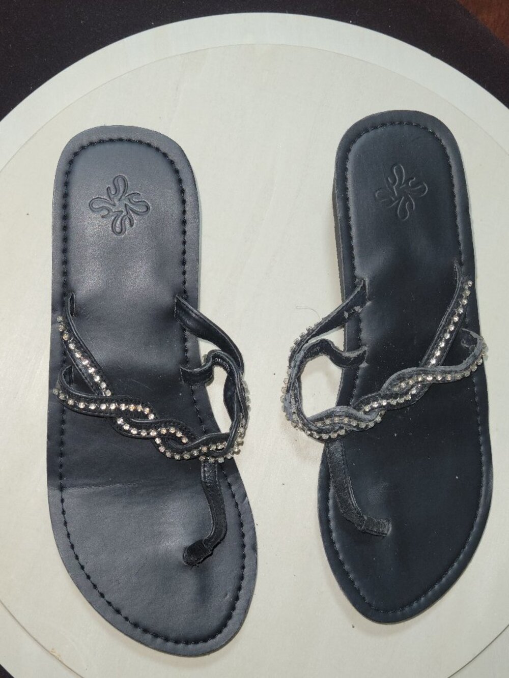 Generic Black Thong Sandals [Item #SST07]